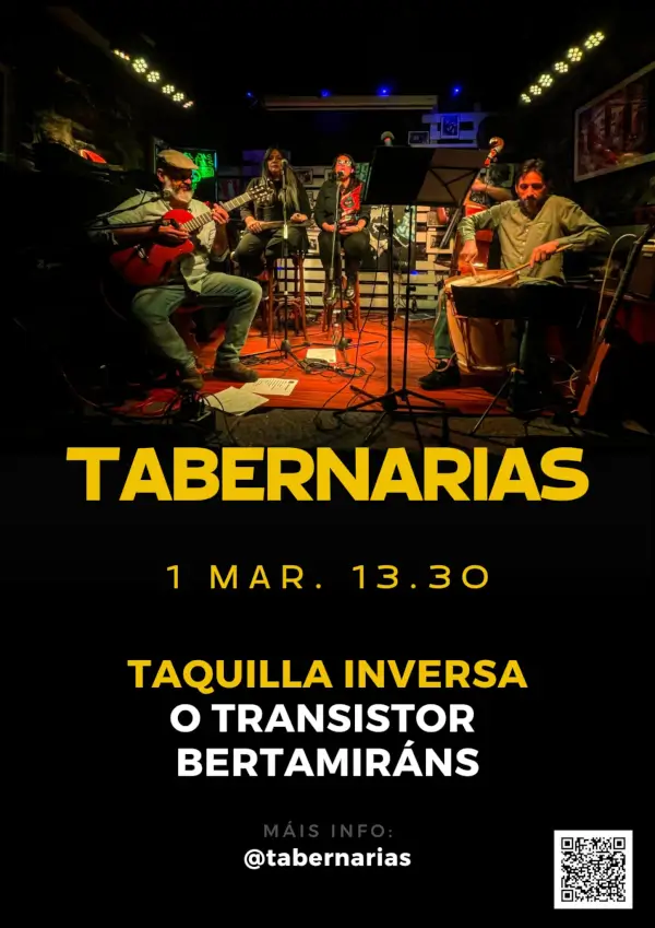 Concierto tabernarias 2026 03 01 o transistor bertamirans