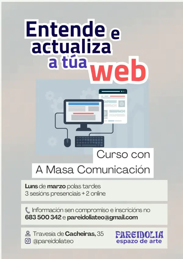 Curso entende actualiza tua web marzo pareidolia espazo arte