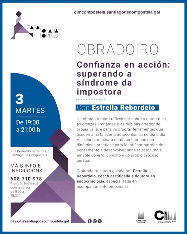 Obradoiro confianza en accion sindrome impostora 2026 03 03 casa ochana torres