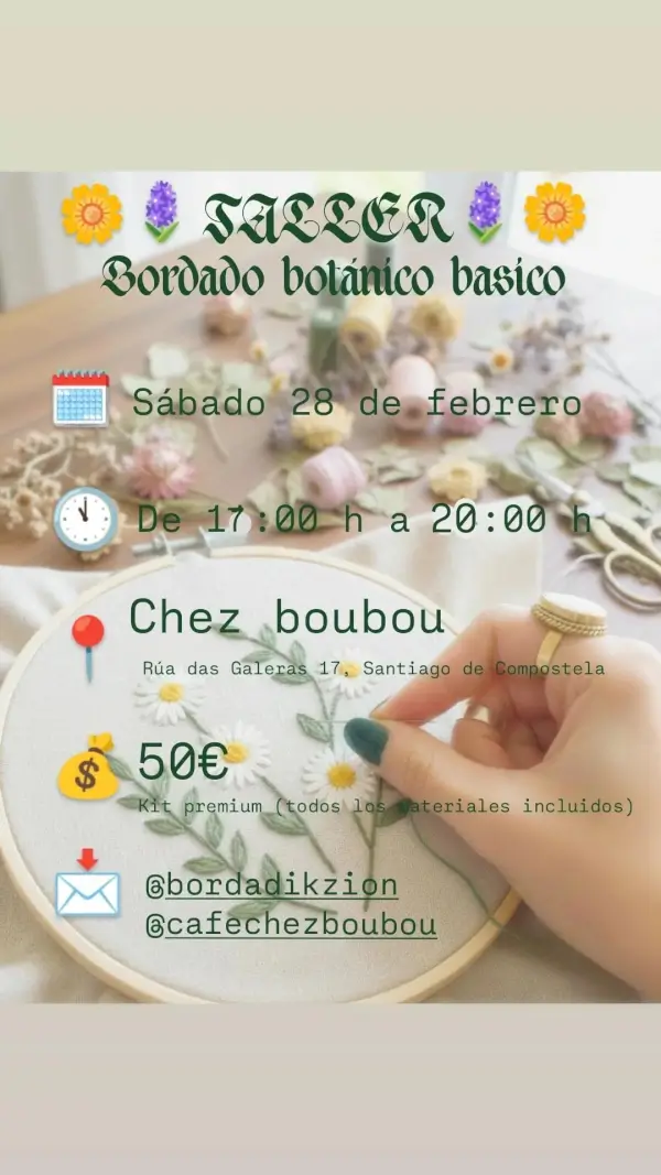 Taller bordado botanico basico 2026 02 28 chez boubou