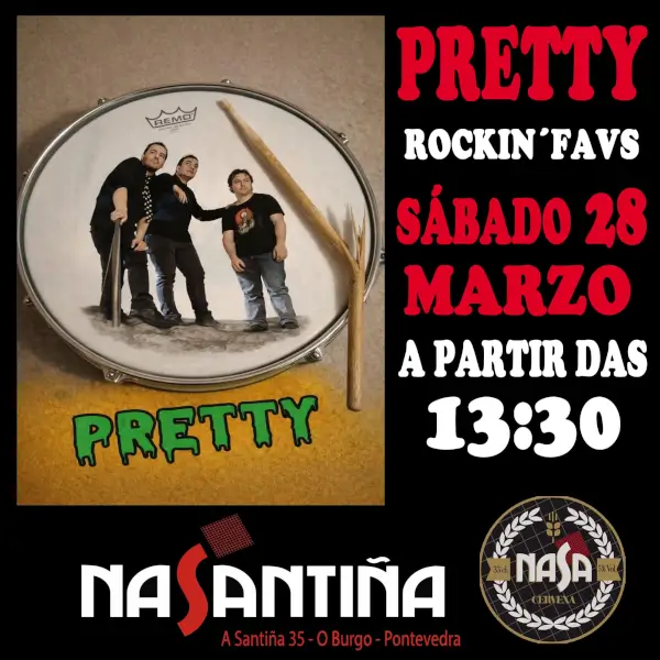 Concierto pretty rockin favs 2026 03 28 a santina pontevedra