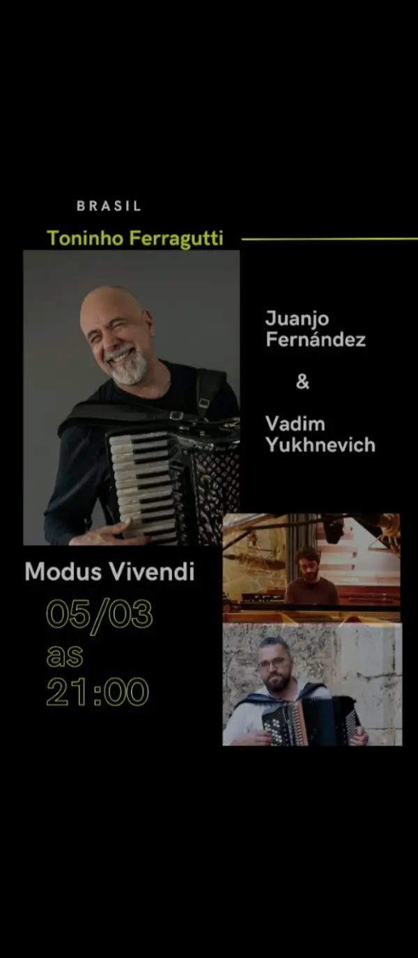 Concierto toninho ferragutti juanjo fernandez vadim yukhnevich 2026 03 05 modus vivendi