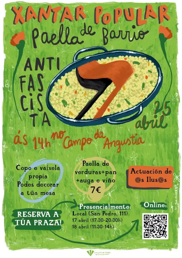Xantar popular paella antifascista 2026 04 25 campo angustia