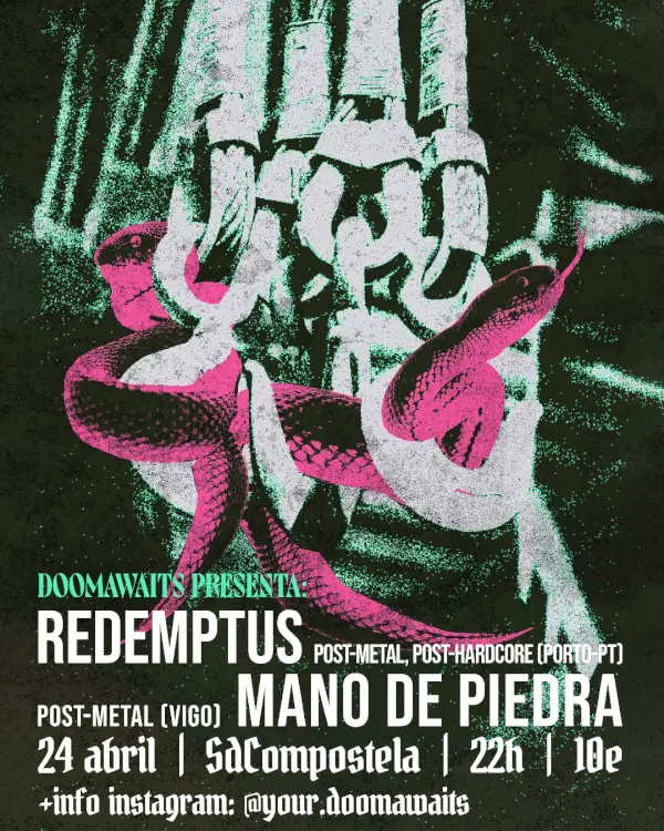 Concierto redemptus mano de piedra 2026 04 24 santiago de compostela