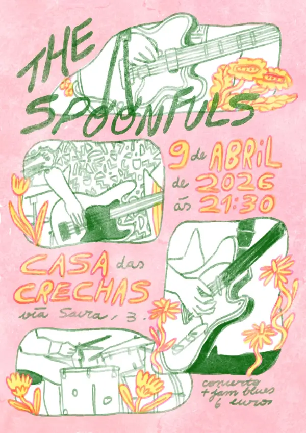 Concierto the spoonfuls jam blues 2026 04 09 casa das crechas