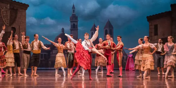 Cartel del espectáculo de danza 'Don Quijote' del Ballet de Catalunya.