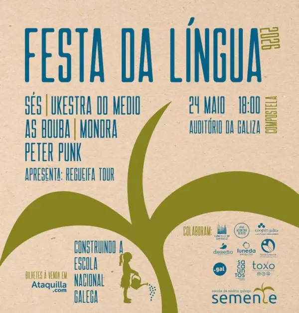 Logotipo de las Escolas de Ensino Galego Semente.