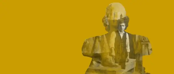 Escultura de Francisco Asorey, un artista clave en la historia del arte gallego, expuesta en la Cidade da Cultura.