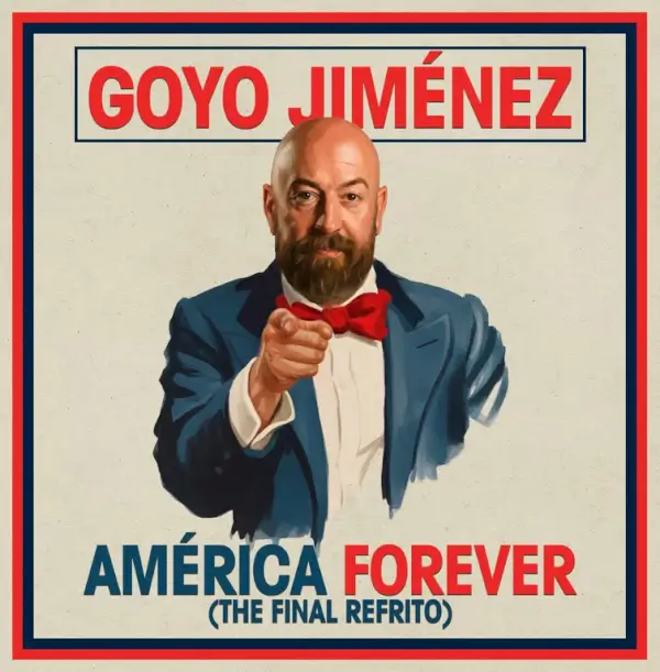 El humorista Goyo Jiménez actuando en un escenario, haciendo reír al público con su monólogo y gestos expresivos.