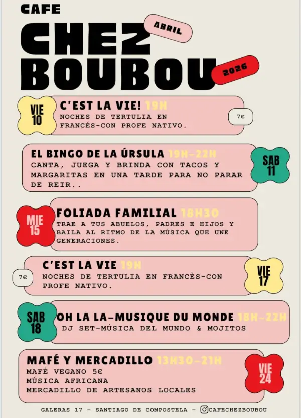 Mafe mercadillo chez boubou 2026 04 24 santiago