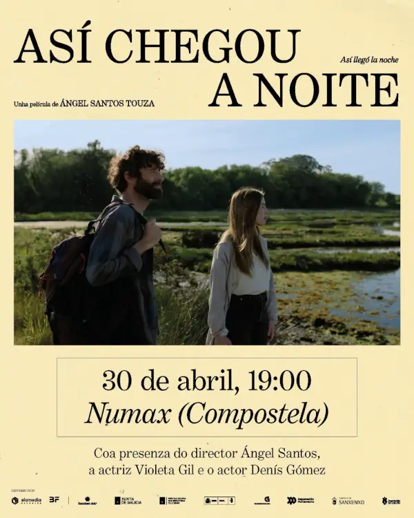 Proyección de "Así Chegou a Noite" y coloquio con el director