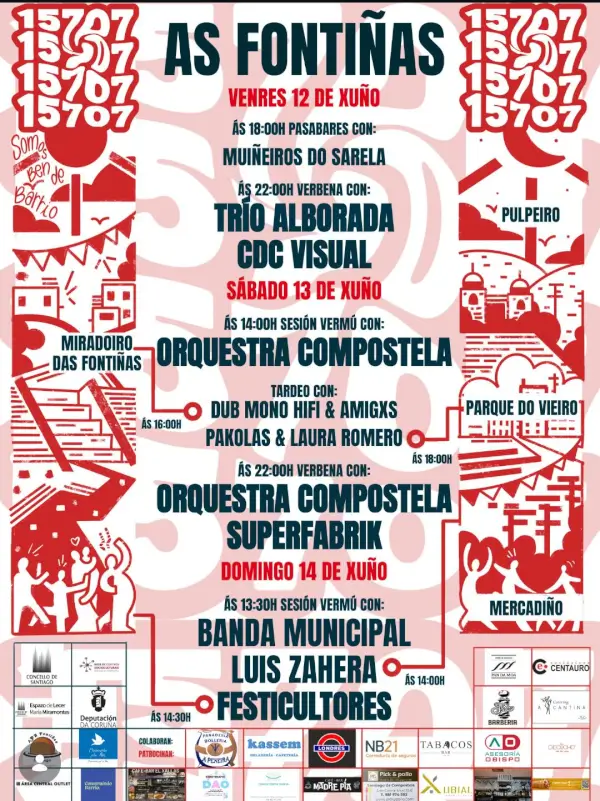 As Fontiñas - Sesión Vermú con Banda Municipal, Luis Zahera y O Festicultores