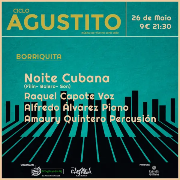 Ciclo Agustito: Noite Cubana con Borriquita