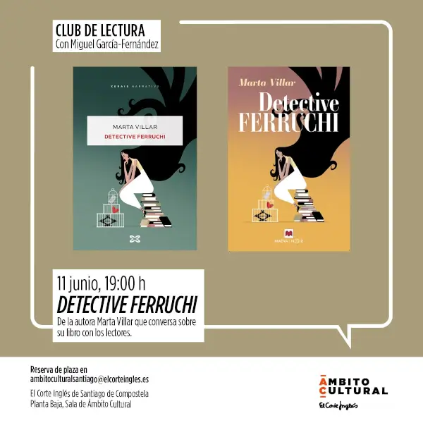 Club de Lectura: Detective Ferruchi con Marta Villar