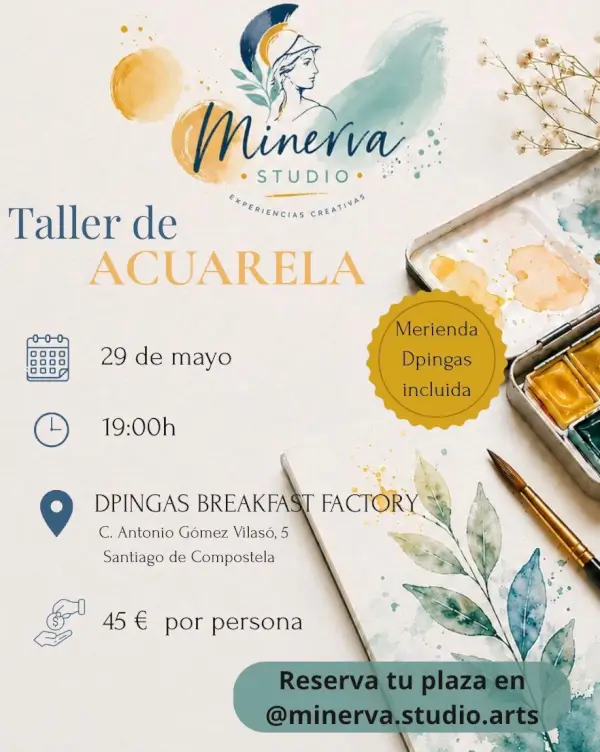 Taller de Acuarela con Minerva Studio