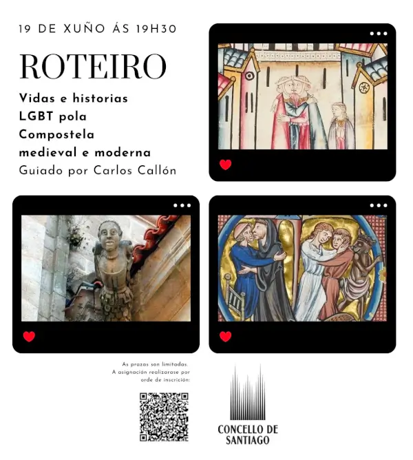 Roteiro: Vidas e historias LGBT pola Compostela medieval e moderna