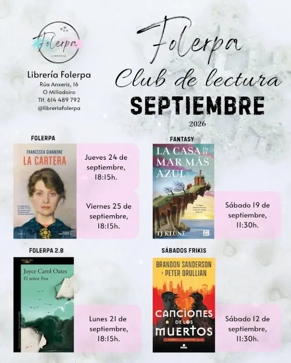 Club de lectura: La Cartera